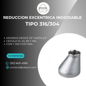 Reducción Excéntrica Soldable